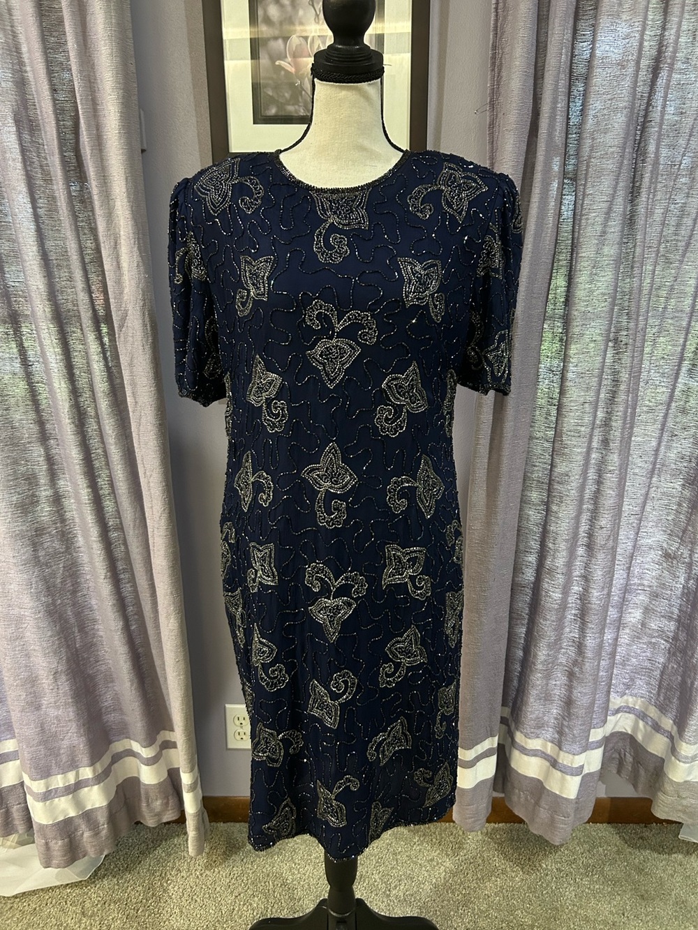 Mark & John Beaded Silk Dress